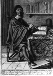 Descartes at work in his study