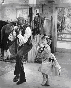 Bill ("Bojangles) Robinson & Shirley Temple in The Little Colonel (1935)